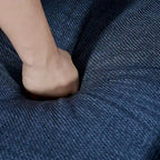 - Canapé 2,5 places avec port de chargement USB et pieds en métal