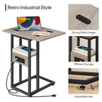 Table d'appoint pliante - 15,4P x 10,2L x 25,2H