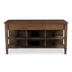 Cove, îlot de cuisine en bois avec rangement - 72L x 40,5P x 36,5H