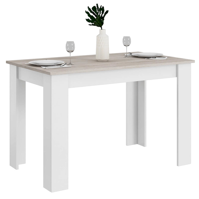 Table de salle à manger 47 pouces Table à manger de cuisine rectangulaire pour