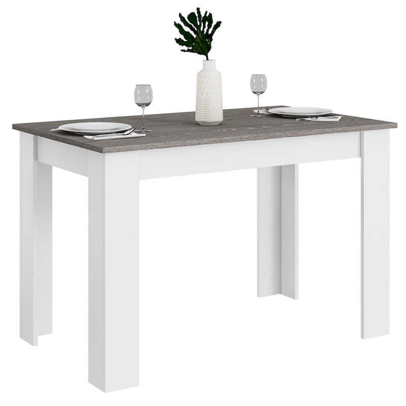 Table de salle à manger 47 pouces Table à manger de cuisine rectangulaire pour
