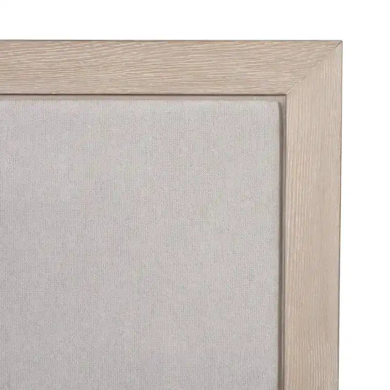 Lit capitonné en tissu en bois massif Durem II Modern Classic