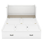 Lit escamotable Full Pine Murphy avec ports USB et tiroir