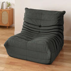 Fauteuil poire avec mousse à mémoire de forme, canapé de sol paresseux pour adultes et enfants