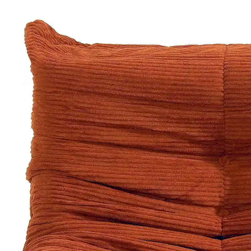 Fauteuil poire avec mousse à mémoire de forme, canapé de sol paresseux pour adultes et enfants