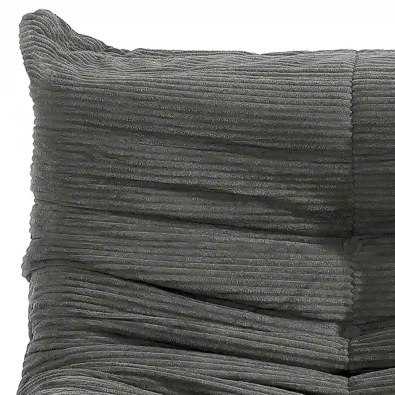 Fauteuil poire avec mousse à mémoire de forme, canapé de sol paresseux pour adultes et enfants