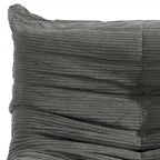 Fauteuil poire avec mousse à mémoire de forme, canapé de sol paresseux pour adultes et enfants