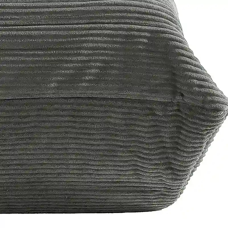 Fauteuil poire avec mousse à mémoire de forme, canapé de sol paresseux pour adultes et enfants