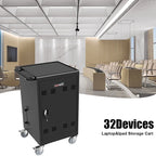 Chariot et armoire de recharge mobile