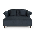 Causeuse double capitonnée contemporaine Freas avec oreillers décoratifs par   - 63,00 L x 58,50 l x 34,50 H