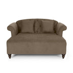 Causeuse double capitonnée contemporaine Freas avec oreillers décoratifs par   - 63,00 L x 58,50 l x 34,50 H