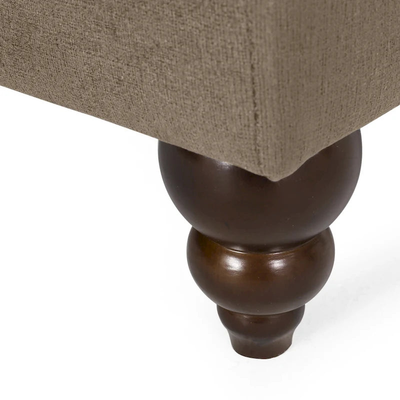 Causeuse double capitonnée contemporaine Freas avec oreillers décoratifs par   - 63,00 L x 58,50 l x 34,50 H