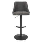 Tabouret de bar réglable Sylmar en similicuir