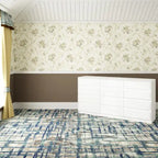 Commode à 12 tiroirs pour chambre avec tiroirs profonds, grande commode en bois sur pied
