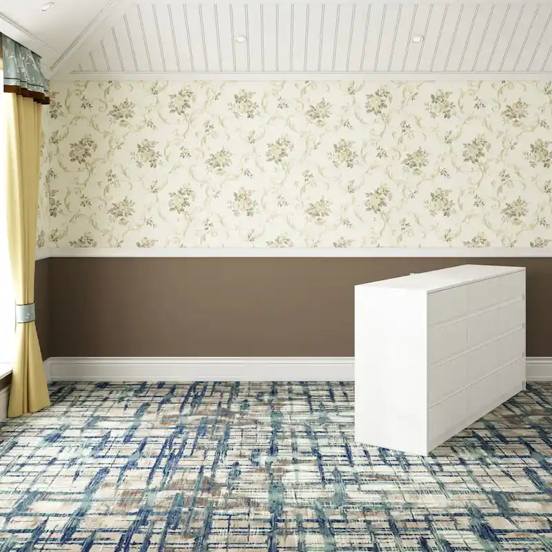 Commode à 12 tiroirs pour chambre avec tiroirs profonds, grande commode en bois sur pied