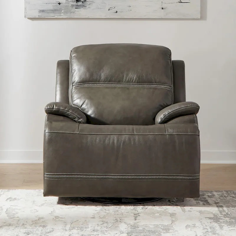 Fauteuil inclinable électrique - Fauteuil rembourré gris graphite