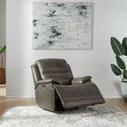 Fauteuil inclinable électrique - Fauteuil rembourré gris graphite