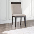 Chaises d'appoint rembourrées Edmonia Espresso (lot de 2)