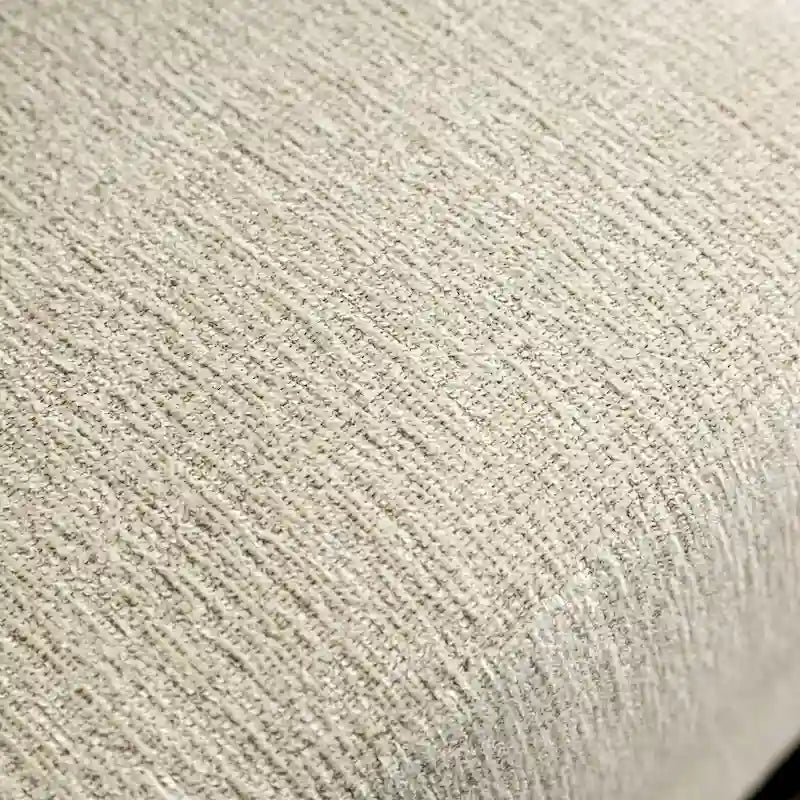 Canapé à accoudoirs roulés traditionnel en chenille crème par