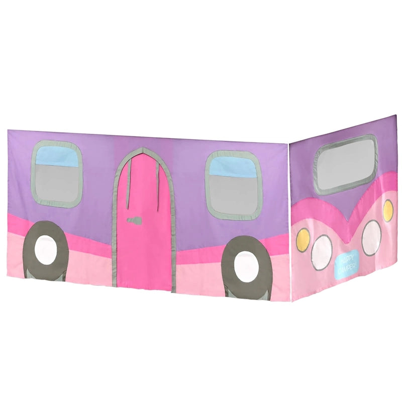 Rideau en coton pour lit sous lit de camping-car