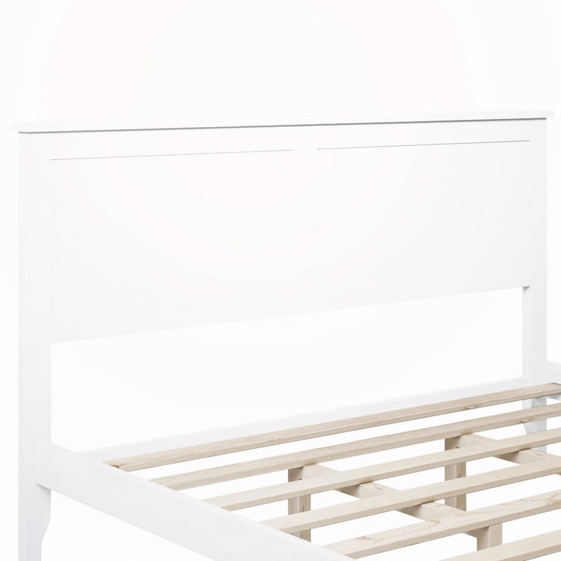 Lit plateforme Queen en bois massif