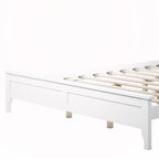 Lit plateforme Queen en bois massif