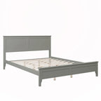 Lit plateforme Queen en bois massif
