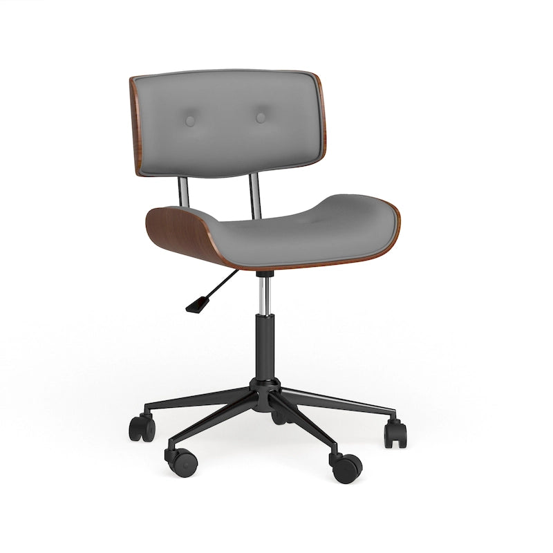 Chaise de bureau moderne de style mi-siècle Leksand Simple