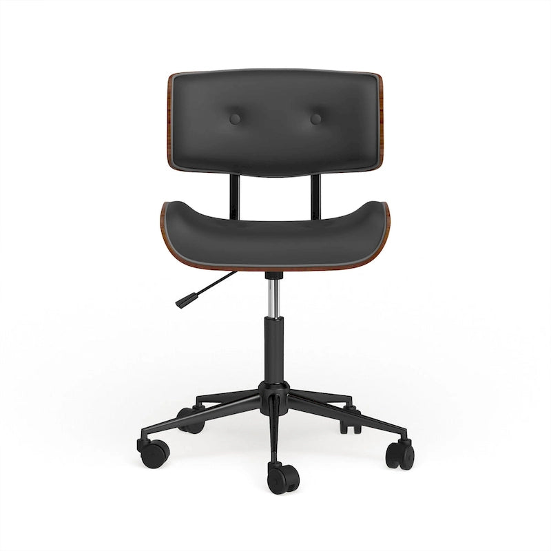 Chaise de bureau moderne de style mi-siècle Leksand Simple