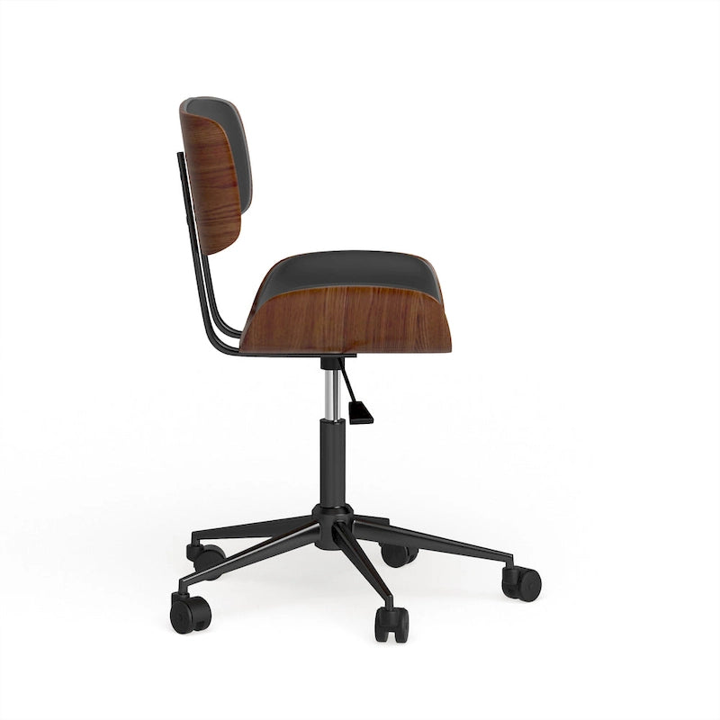 Chaise de bureau moderne de style mi-siècle Leksand Simple