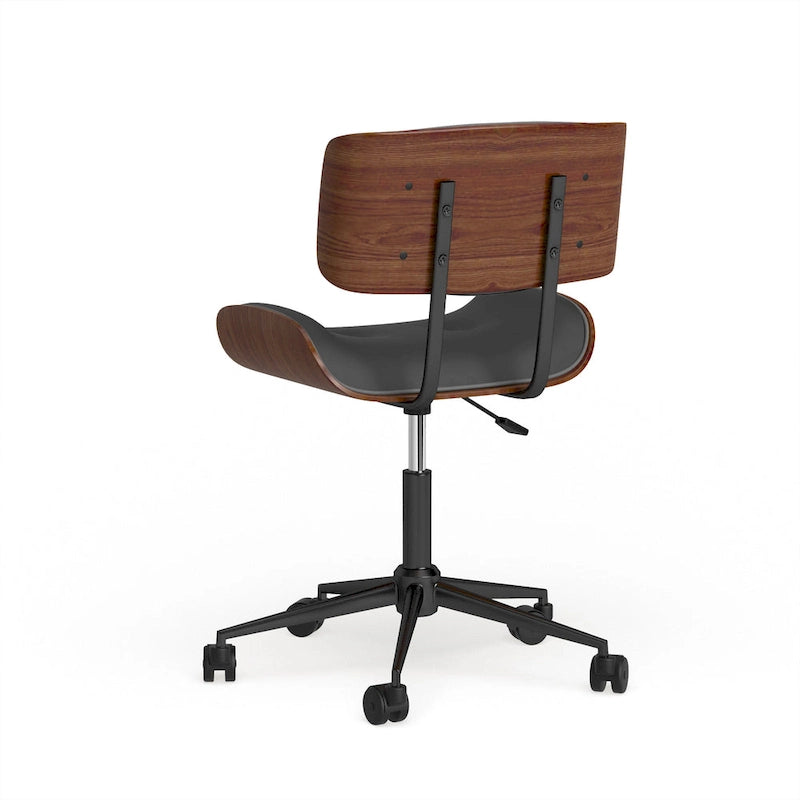 Chaise de bureau moderne de style mi-siècle Leksand Simple