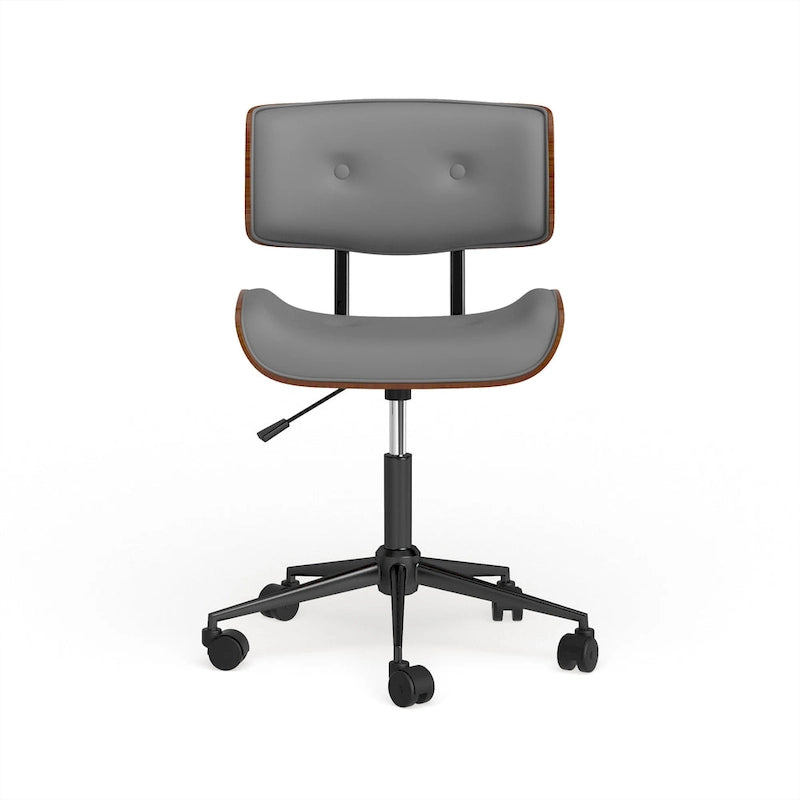 Chaise de bureau moderne de style mi-siècle Leksand Simple