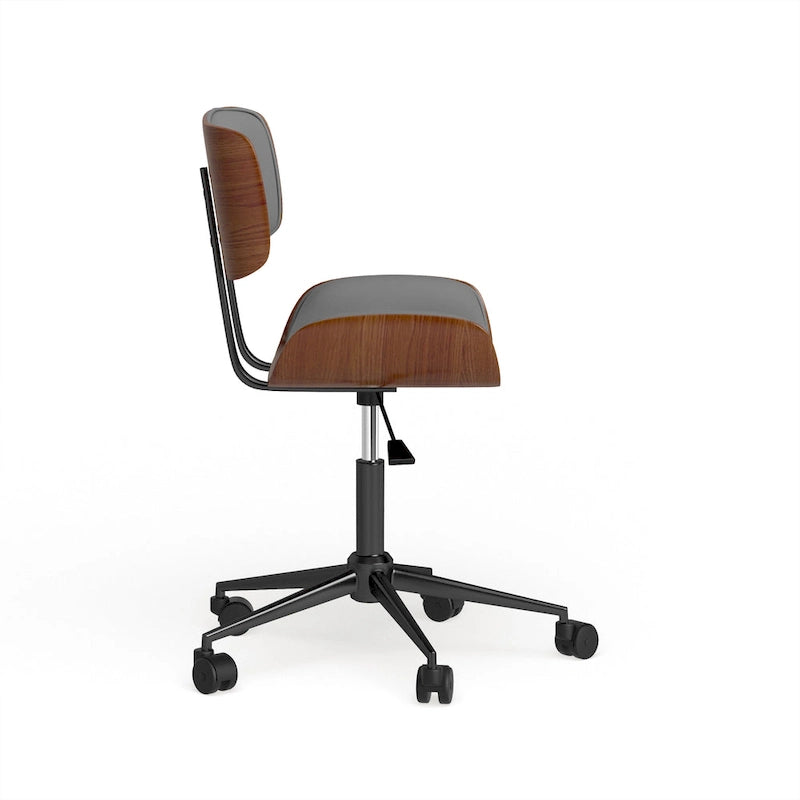 Chaise de bureau moderne de style mi-siècle Leksand Simple