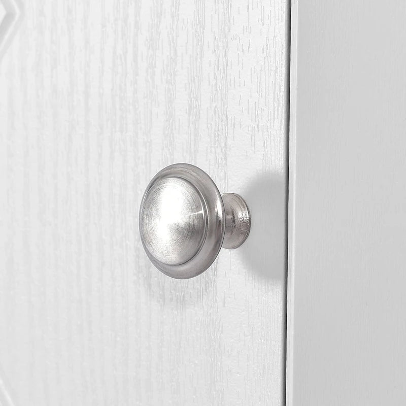 Meuble de salle de bain haut sur pied, meuble de rangement d'angle avec portes et étagères réglables
