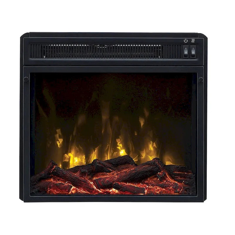 Meuble TV avec cheminée pour téléviseurs jusqu'à 55 pouces, pin Ashland – 47,5 pouces de largeur
