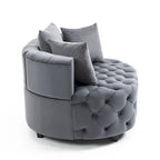 Fauteuil d'appoint / Fauteuil classique en tonneau pour le salon / Fauteuil de loisirs moderne