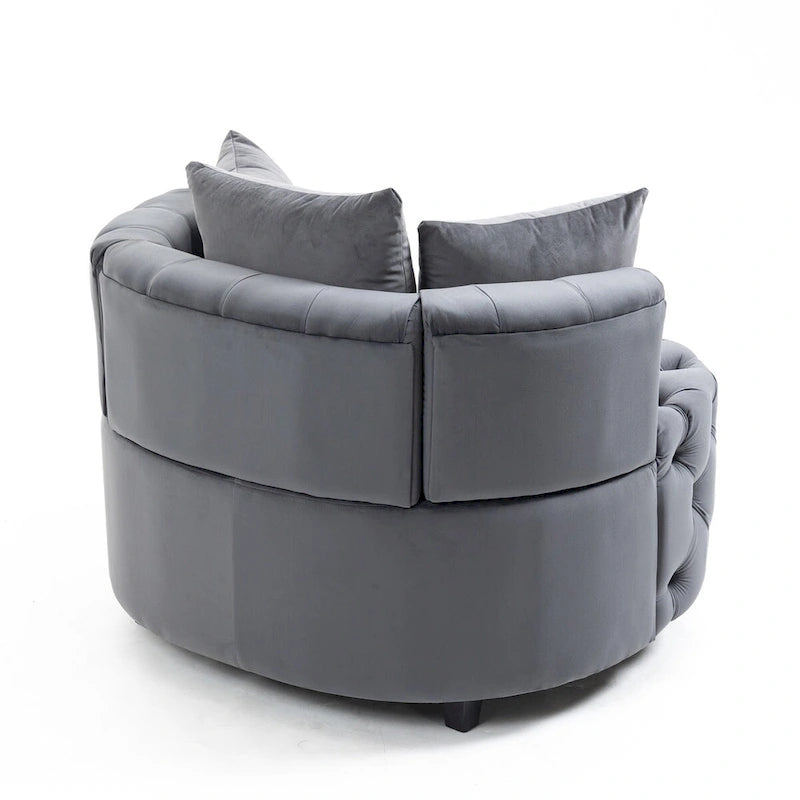 Fauteuil d'appoint / Fauteuil classique en tonneau pour le salon / Fauteuil de loisirs moderne