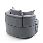 Fauteuil d'appoint / Fauteuil classique en tonneau pour le salon / Fauteuil de loisirs moderne
