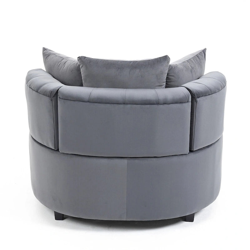 Fauteuil d'appoint / Fauteuil classique en tonneau pour le salon / Fauteuil de loisirs moderne