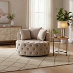 Fauteuil d'appoint / Fauteuil classique en tonneau pour le salon / Fauteuil de loisirs moderne