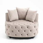 Fauteuil d'appoint / Fauteuil classique en tonneau pour le salon / Fauteuil de loisirs moderne