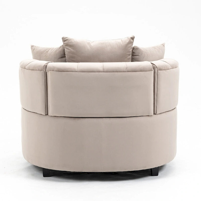 Fauteuil d'appoint / Fauteuil classique en tonneau pour le salon / Fauteuil de loisirs moderne
