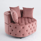 Fauteuil d'appoint / Fauteuil classique en tonneau pour le salon / Fauteuil de loisirs moderne