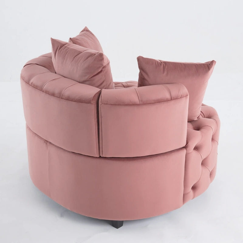 Fauteuil d'appoint / Fauteuil classique en tonneau pour le salon / Fauteuil de loisirs moderne