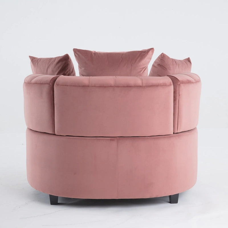 Fauteuil d'appoint / Fauteuil classique en tonneau pour le salon / Fauteuil de loisirs moderne