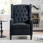 27.16 Fauteuil inclinable manuel large avec accoudoirs ailés