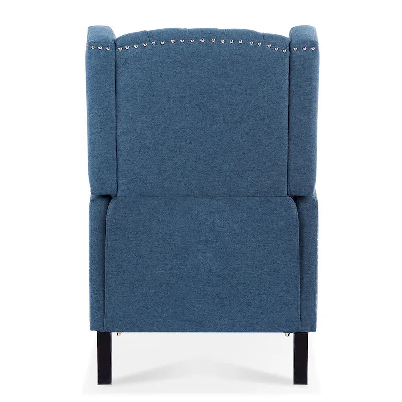 27.16 Fauteuil inclinable manuel large avec accoudoirs ailés