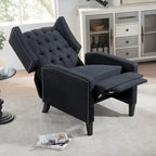 27.16 Fauteuil inclinable manuel large avec accoudoirs ailés
