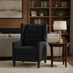 27.16 Fauteuil inclinable manuel large avec accoudoirs ailés