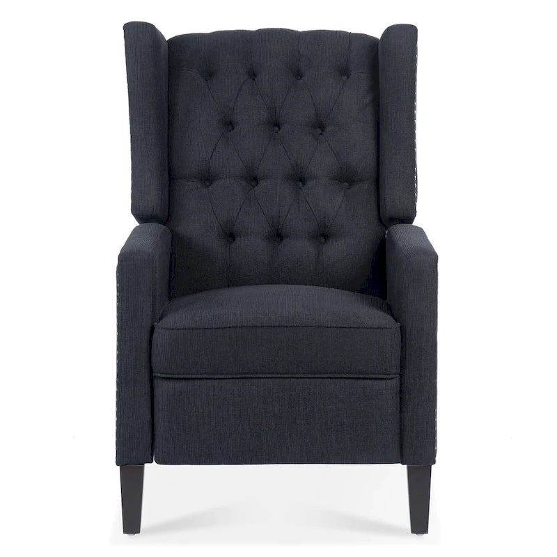 27.16 Fauteuil inclinable manuel large avec accoudoirs ailés